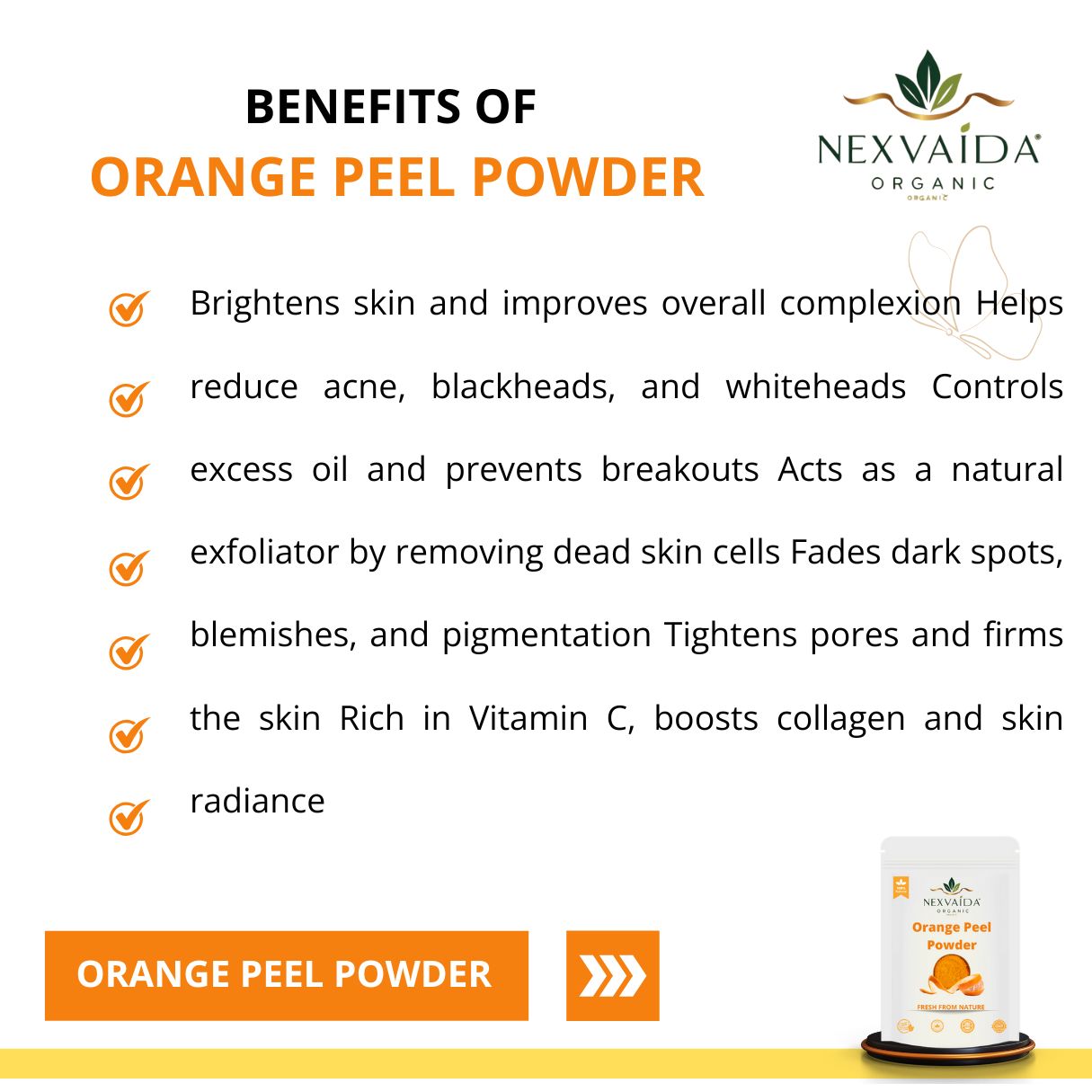 Nexvaida Orange Peel Powder - Image 3