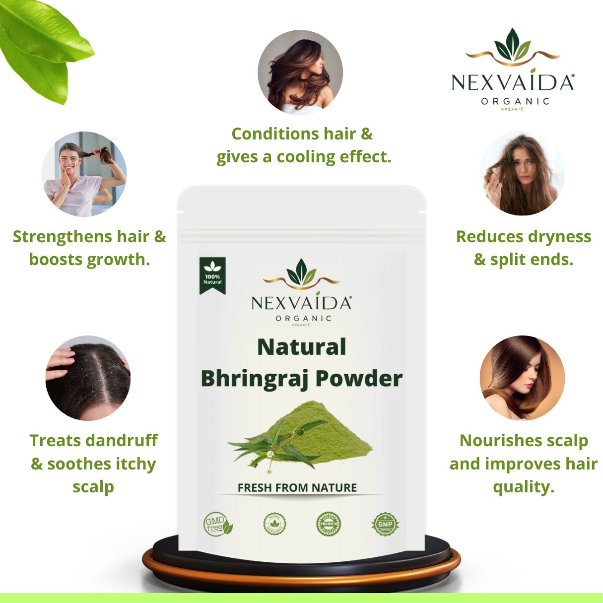 Nexvaida Organic Bhringraj Powder