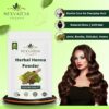 NEXVAIDA Henna, Amla, Reetha & Shikakai Powder (100 Grams) | 100% Pure & Natural Herbal Hair Cleanser | For Hair Growth & Scalp Care | No SLS or Parabens